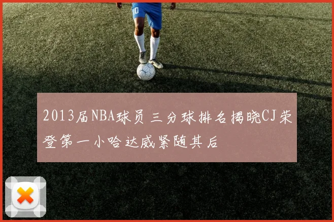 2013届NBA球员三分球排名揭晓CJ荣登第一小哈达威紧随其后